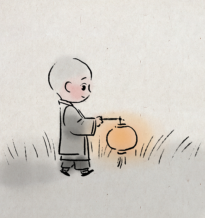 一禅小和尚 头像_大禹动漫-站酷zcool