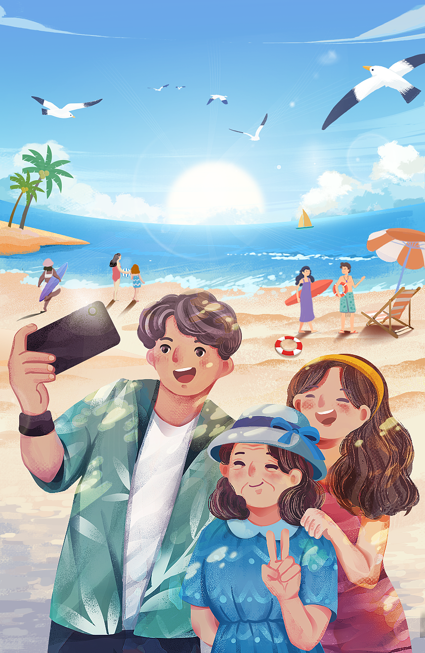 QQ邮箱母亲节（图ZMjU1MzY5MDIw） - 商业插画 - 站酷设计师蚂蚁树原创素材 - 站酷ZCOOL