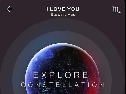 星座播放器（个人主页-ZMzA2NTU0MzI=） - APP界面 - 站酷设计师wascforever原创素材 - 站酷ZCOOL