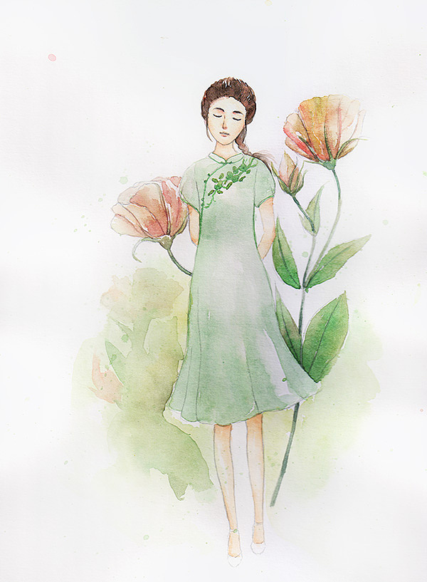 水彩插画（图ZODgyNzEwODg=） - 商业插画 - 站酷设计师隔壁的大兔子原创素材 - 站酷ZCOOL
