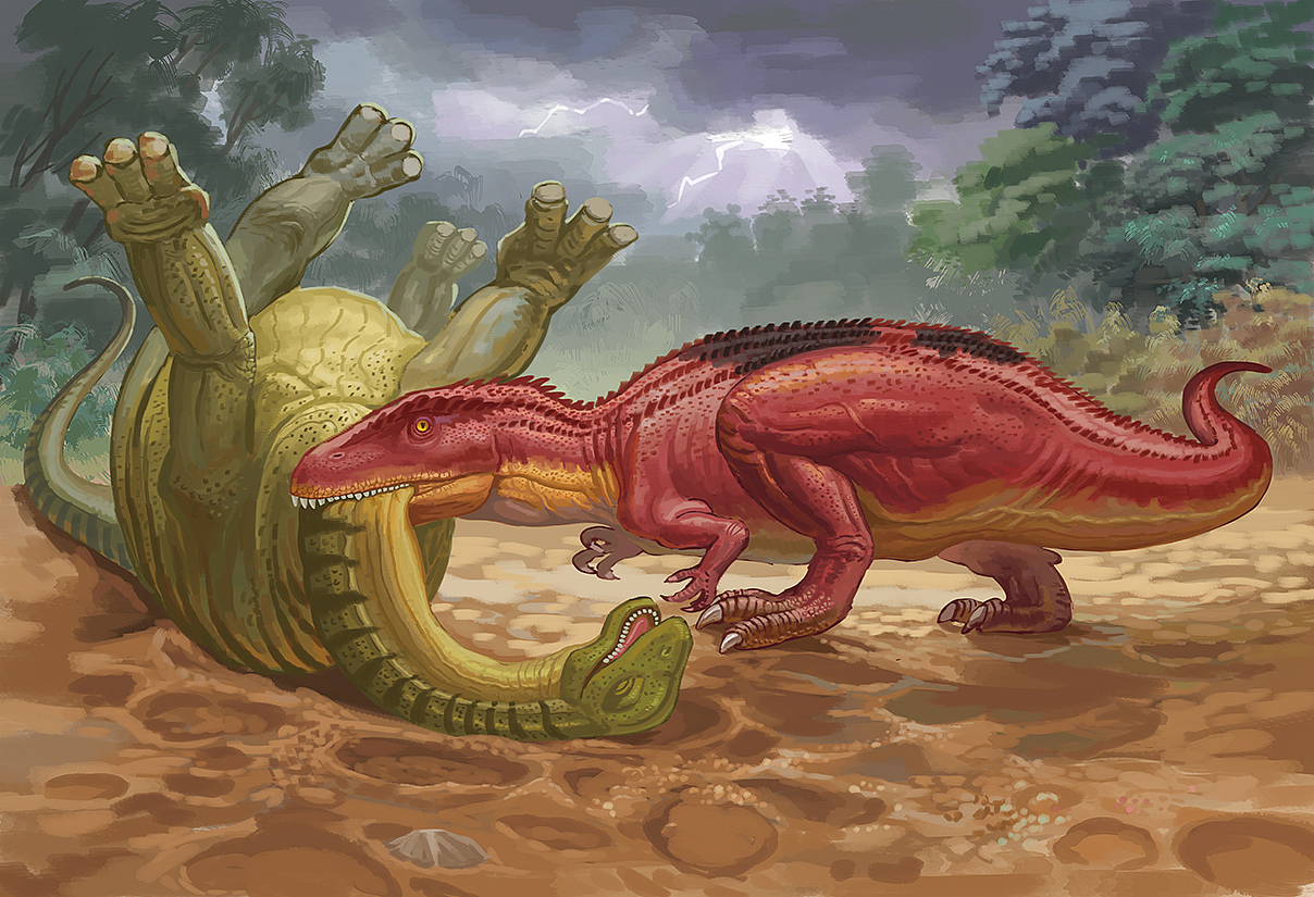 鲨齿龙（图ZMjc3MDAyNDQ4） - 绘本 - 站酷设计师第十一种怪物原创素材 - 站酷ZCOOL