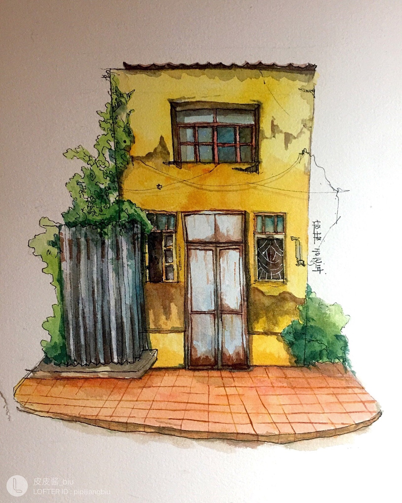 建筑淡彩|纯艺术|绘画|皮皮酱_biu - 原创作品 - 站酷 (zcool)