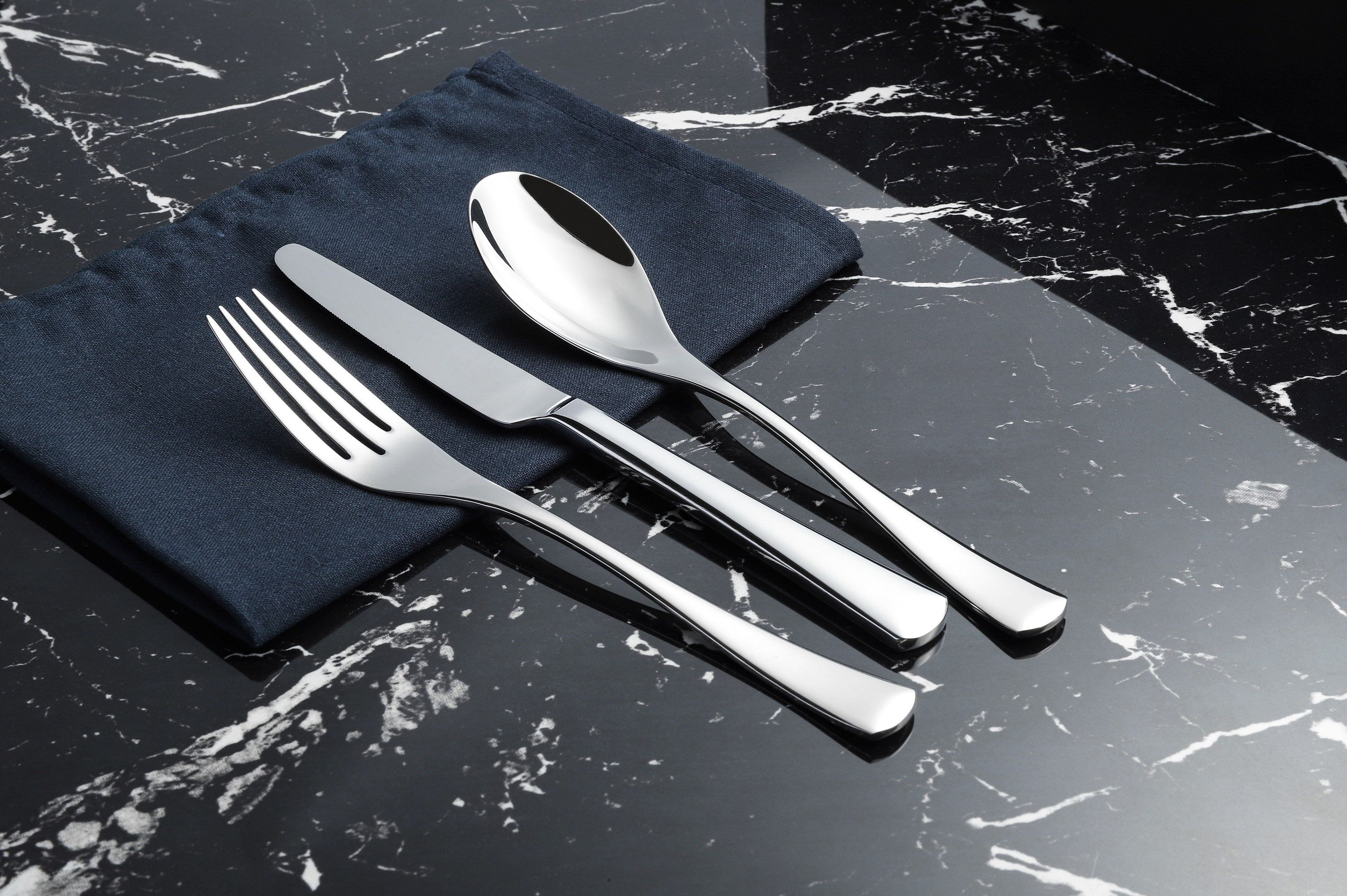 本色不锈钢餐具 高端不锈钢餐具亚马逊摄影