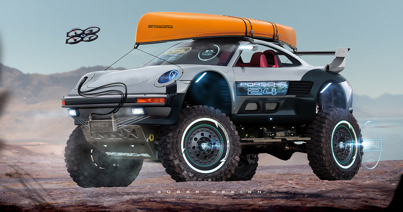 保时捷丨911 Gran Tour 4X4 Dune & Lake（图ZNjgwNDU0NDA=） - 交通工具 - 站酷设计师sugarchow原创素材 - 站酷ZCOOL