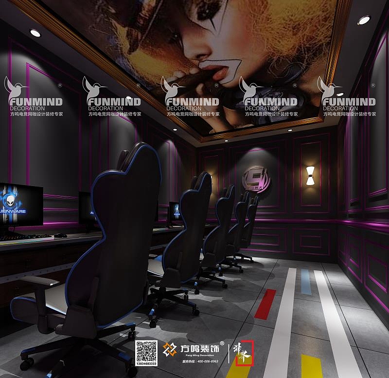 街景式电竞馆设计装修.天津最大网咖网吧连锁品牌！（图ZMjE3NDY3NDI0） - 家装设计 - 站酷设计师非界设计_方鸣原创素材 - 站酷ZCOOL