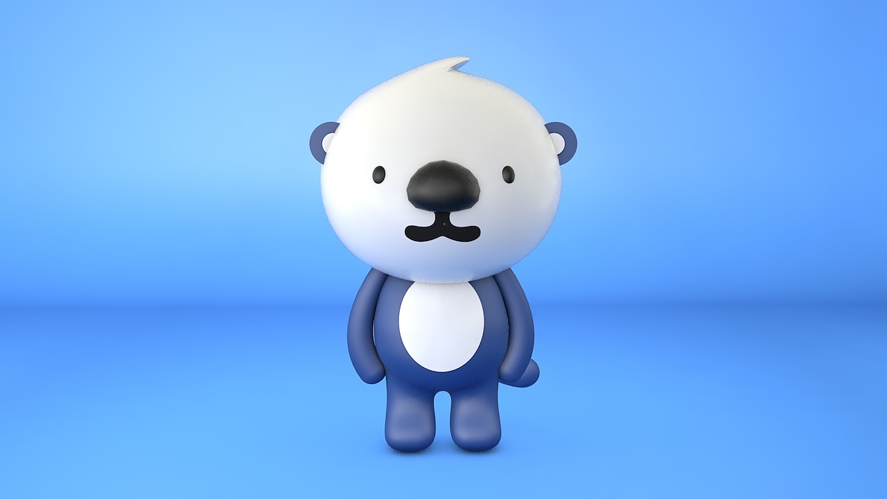 c4d品牌卡通ip形象视觉设计