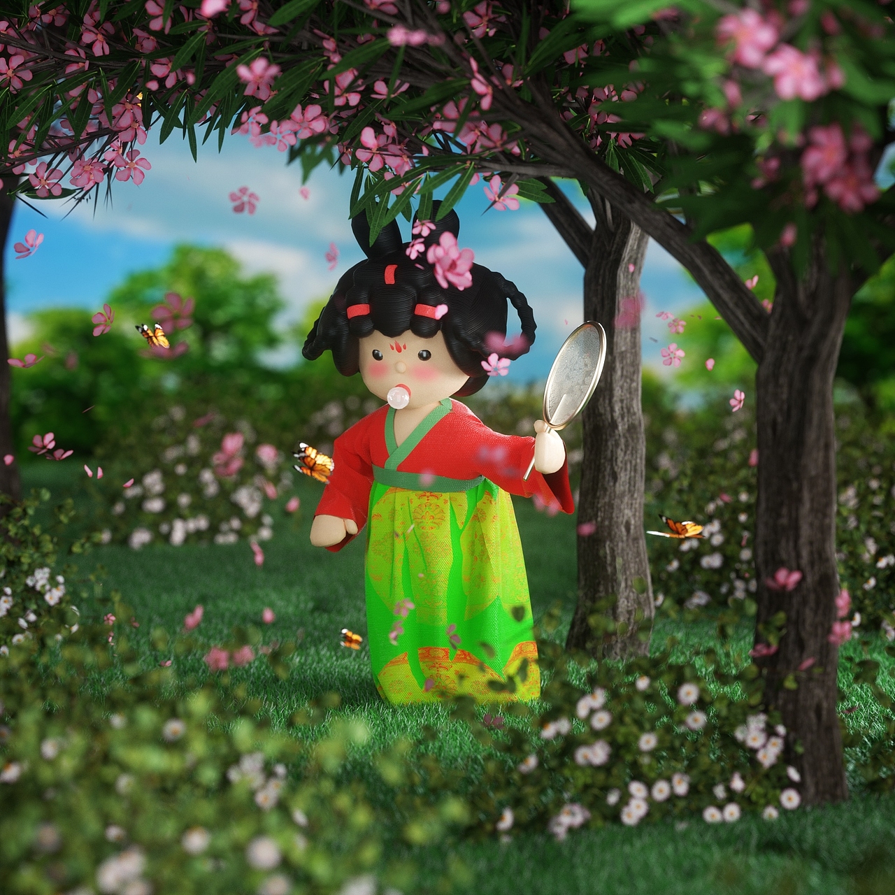 唐宫美人（图ZMjgxMDc1NDg0） - 人物/生物 - 站酷设计师v小白菜v原创素材 - 站酷ZCOOL
