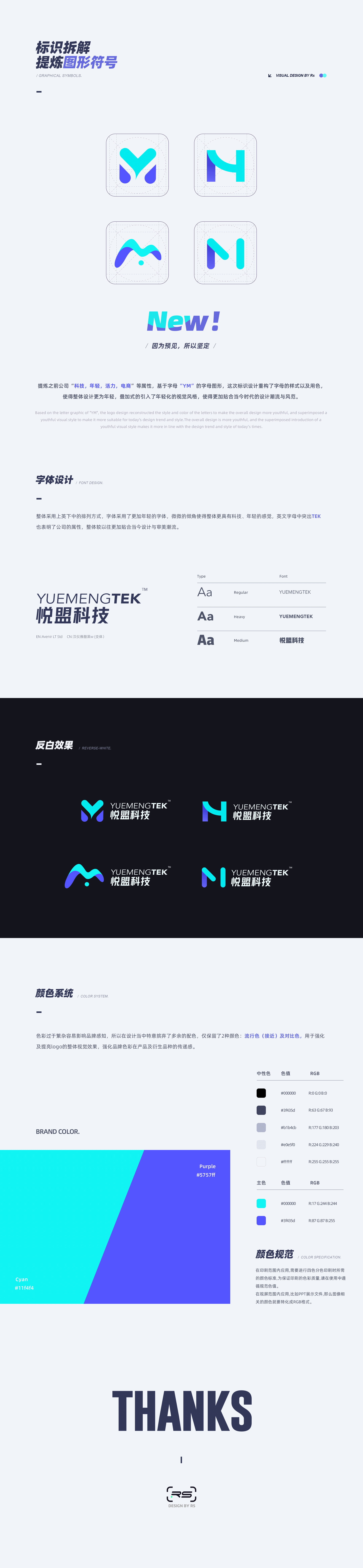 悦盟科技视觉识别体系2.0方案（图ZMjkyMDM2NzI4） - Logo - 站酷设计师给我小恐龙原创素材 - 站酷ZCOOL