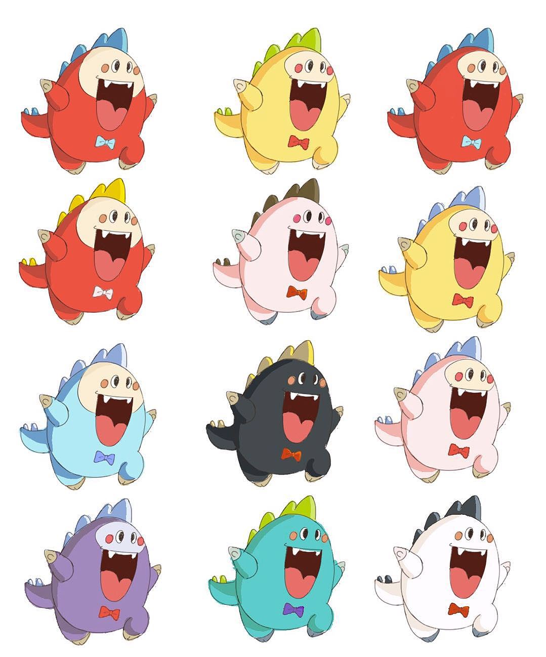 麻辣小龙表情包（图ZMTM2MTUyMDQ4） - 商业插画 - 站酷设计师kepela原创素材 - 站酷ZCOOL