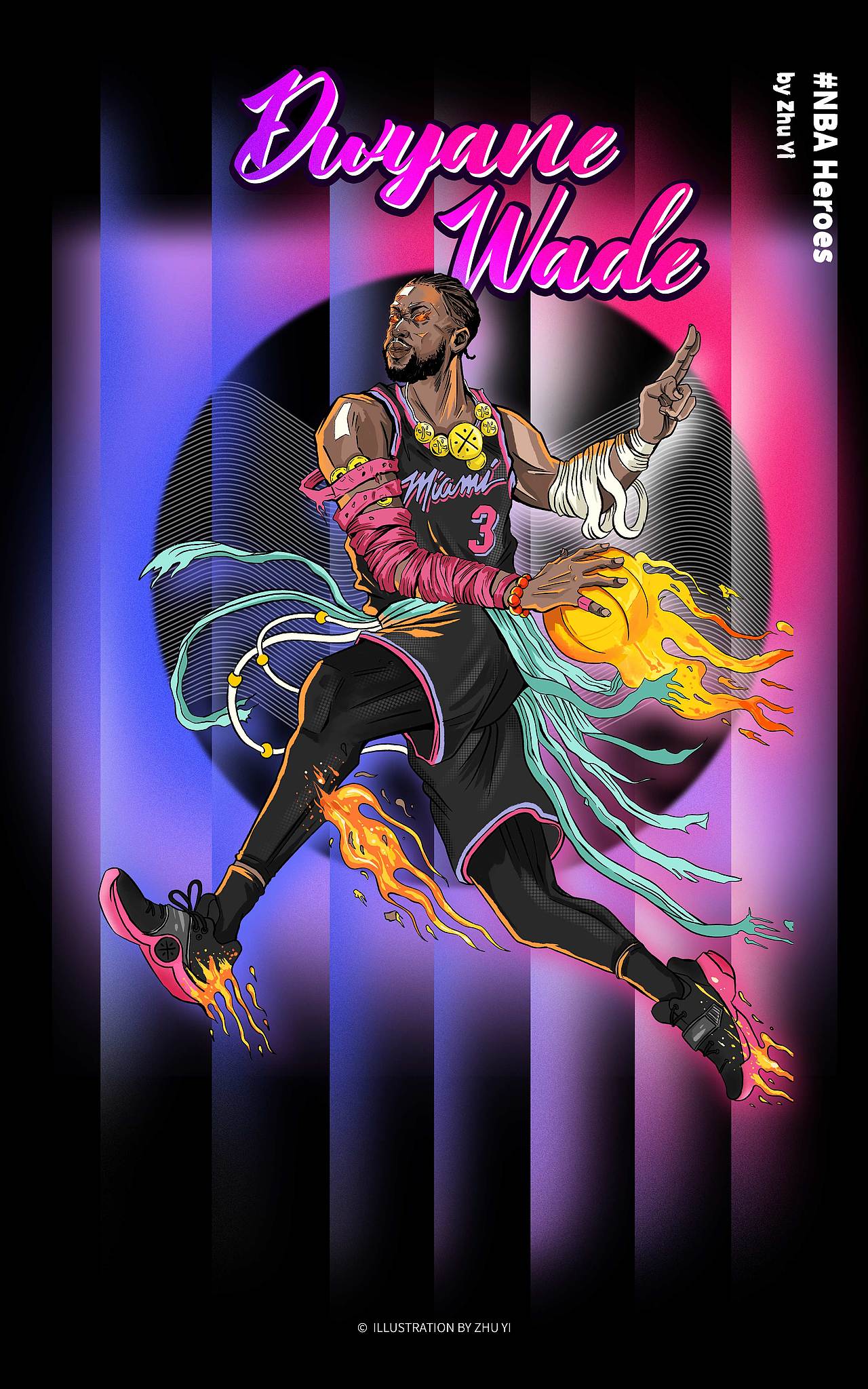 《 篮球好汉 》之 德维恩·韦德 / "nba heroes"