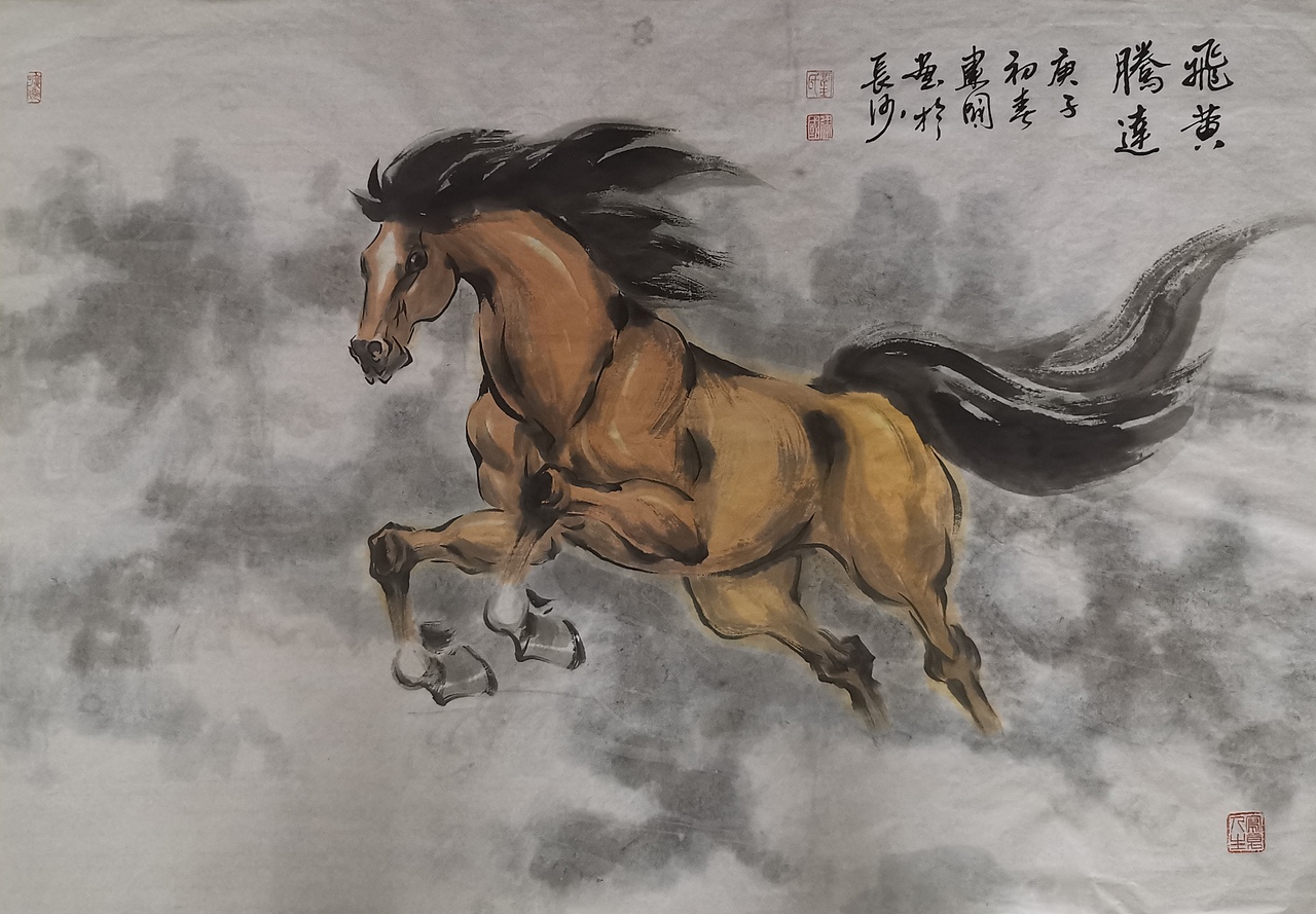 刘建国画马作品欣赏