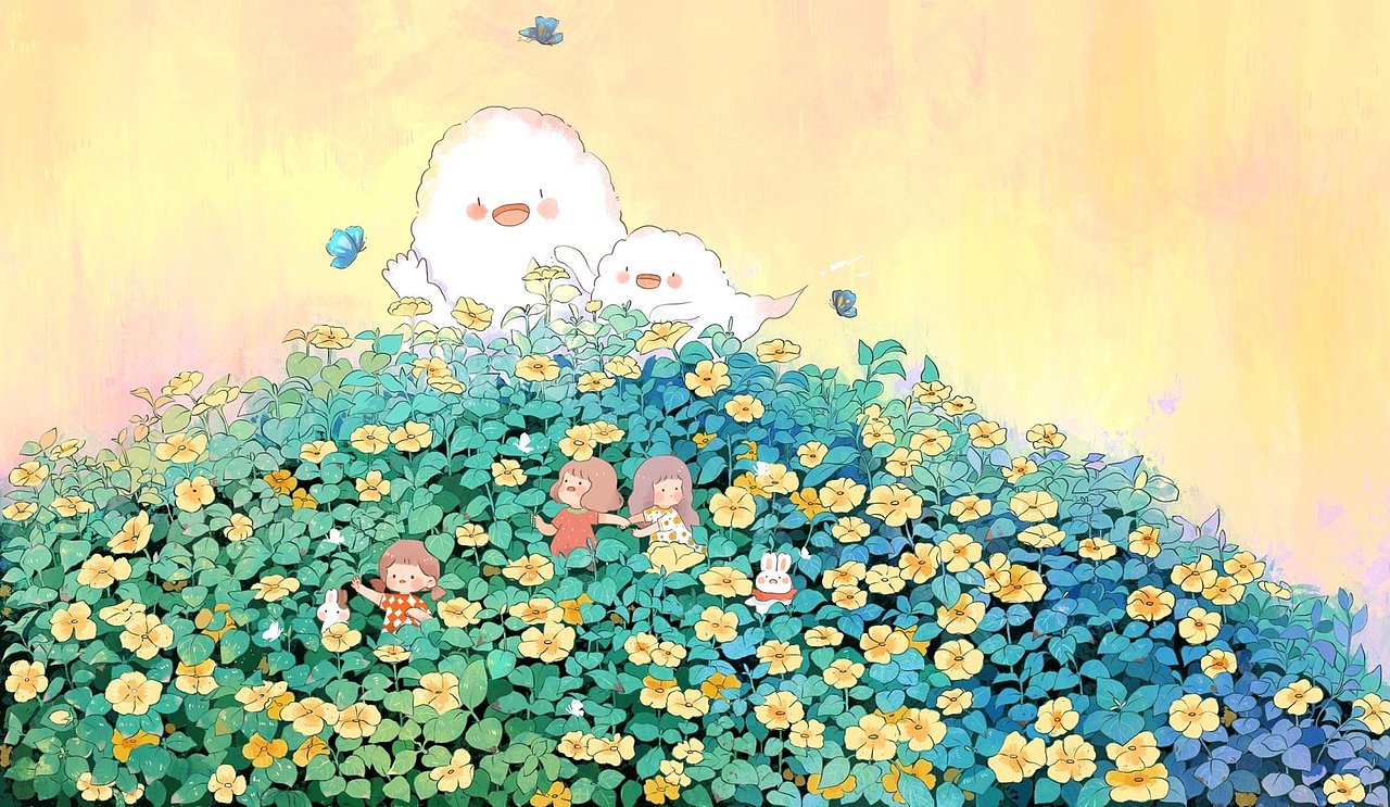 庸常忙碌却总有美好又幸福的琐碎（图ZMjY4MTMxNzQw） - 儿童插画 - 站酷设计师夏七酱77原创素材 - 站酷ZCOOL