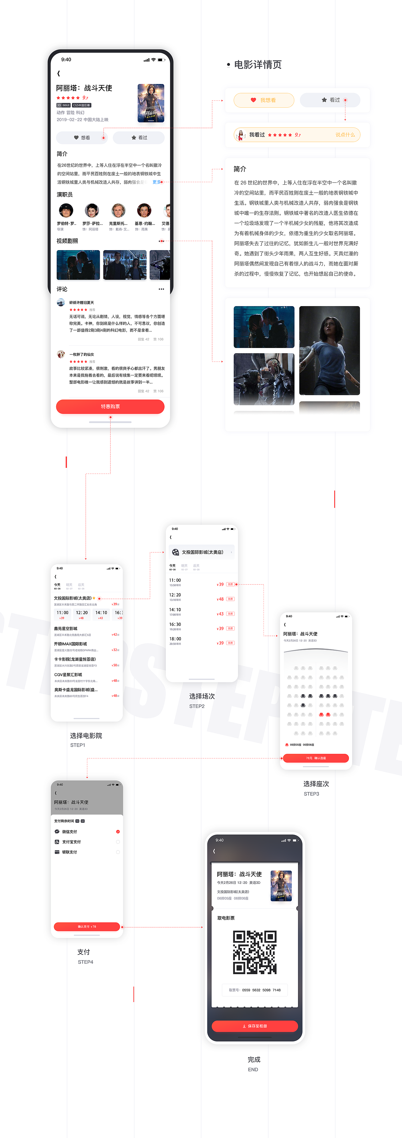 星球电影APP概念设计（图ZMTQ5MjQ3MjY0） - 交互/UE - 站酷设计师爱大王原创素材 - 站酷ZCOOL