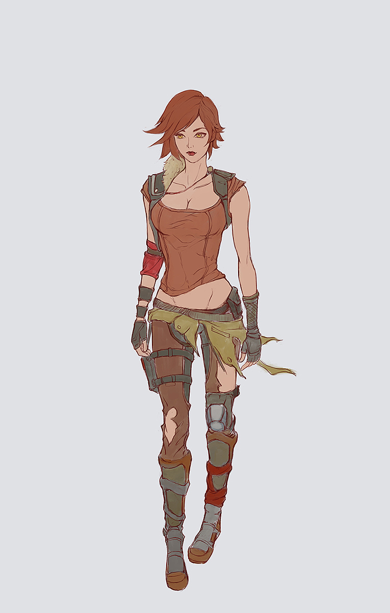 无主之地2莉莉丝角色形象练习