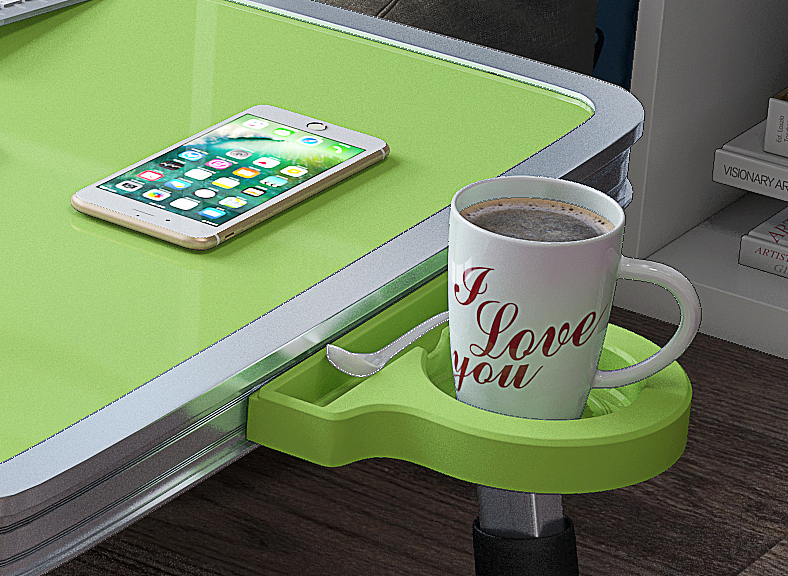 床上电脑桌三维建模渲染