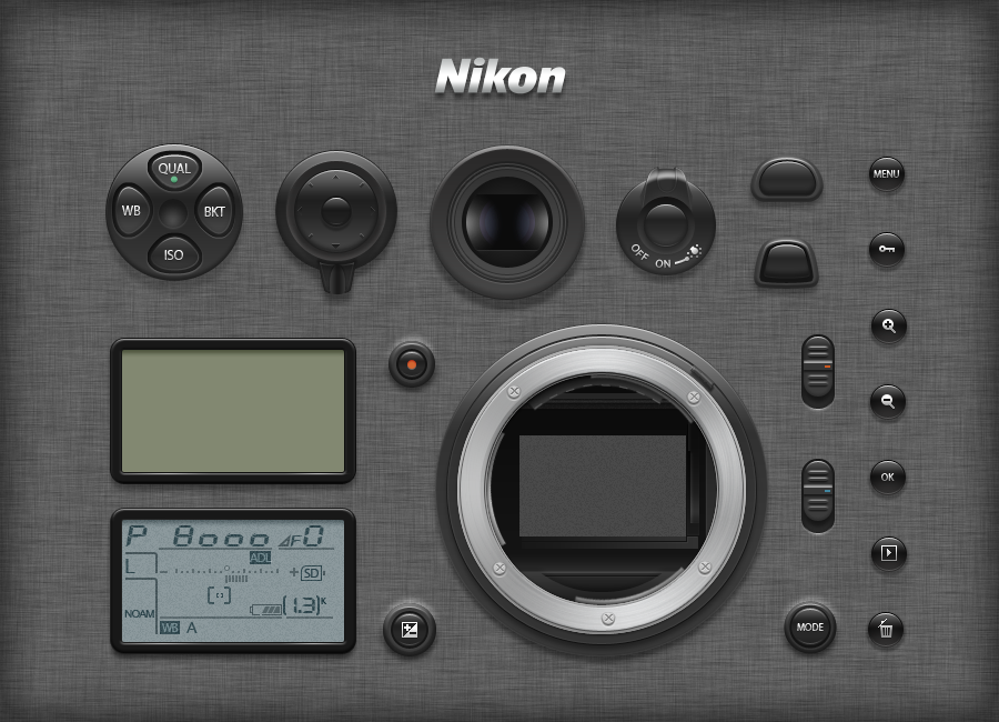 数码单反小部件