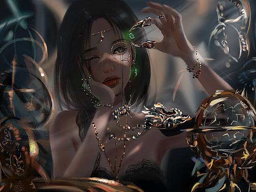 临摹鬼刀（个人主页-ZNjI0NDk3NDg=） - 游戏原画 - 站酷设计师Z462832912原创素材 - 站酷ZCOOL