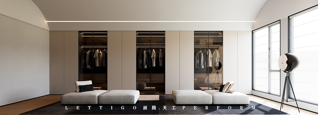 豪华超大别墅轻奢风格（图ZMzgxNjQ4ODcy） - 家装设计 - 站酷设计师澜腾天工表现李工原创素材 - 站酷ZCOOL