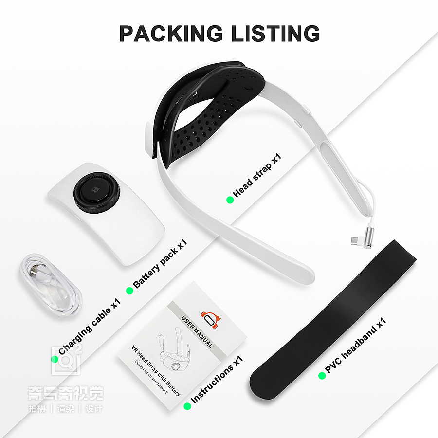 亚马逊主图设计,头套产品渲染图片设计案例