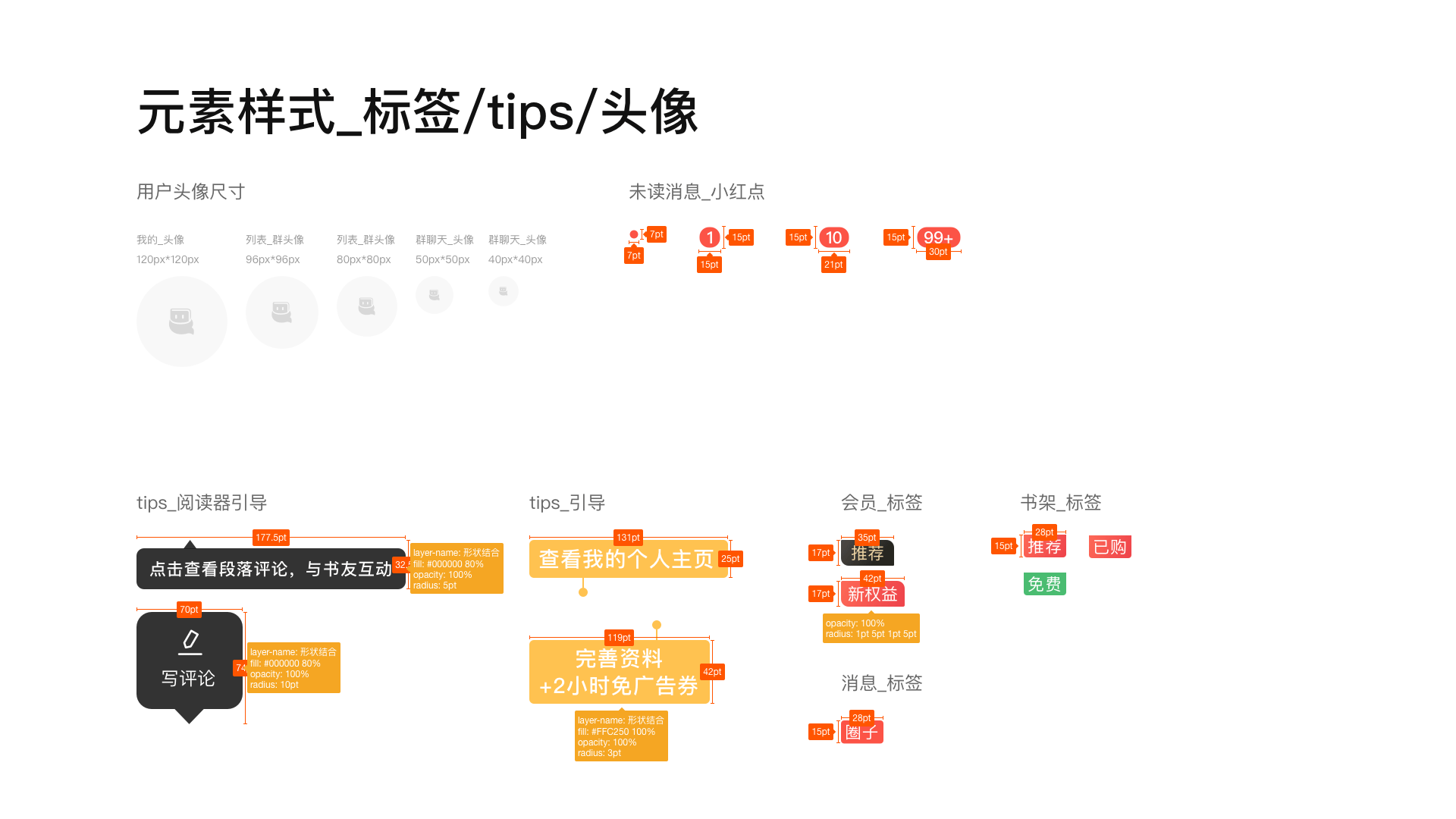 「超实用」移动端UI视觉设计规范-微鲤小说AP（图ZMjAzMDI2MjIw） - 软件界面 - 站酷设计师田椒设计原创素材 - 站酷ZCOOL