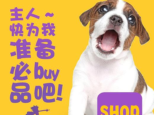 宠物零食淘宝天猫店铺活动首页PC手机端页面