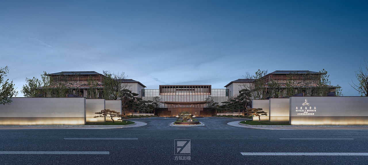 【上海方筑影星】--景观咸阳绿地澄境度假酒店（前场）