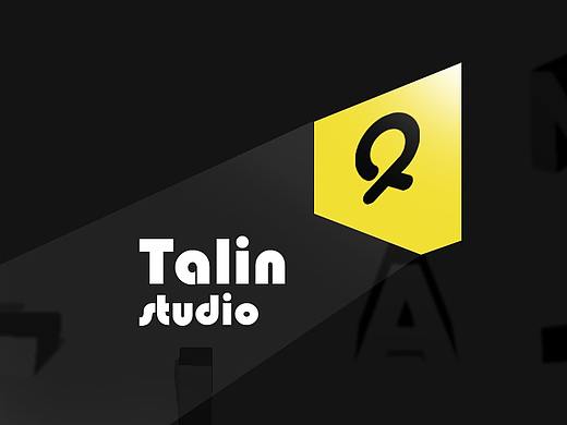 《talin studio》字样桌面背景图