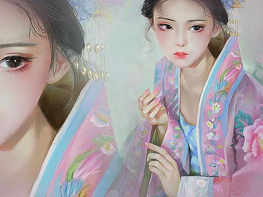 【板绘】古风人物插画