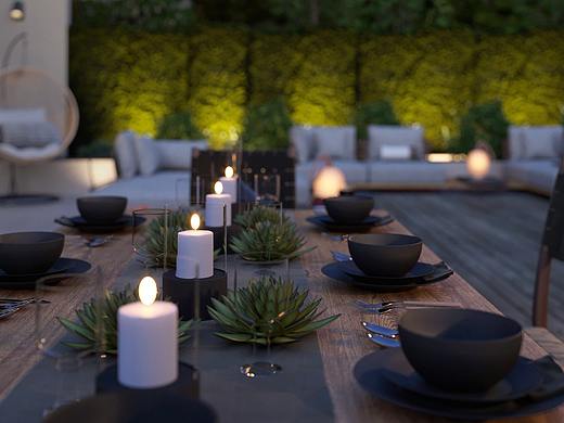 富荟山别墅景观设计表现