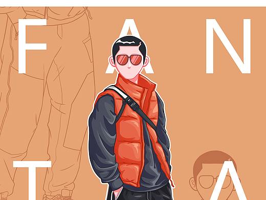 幻象-潮流人物插画