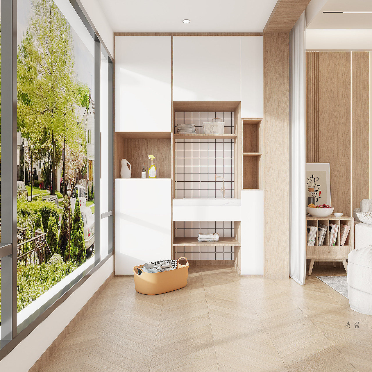 日式美学,自然的平静感