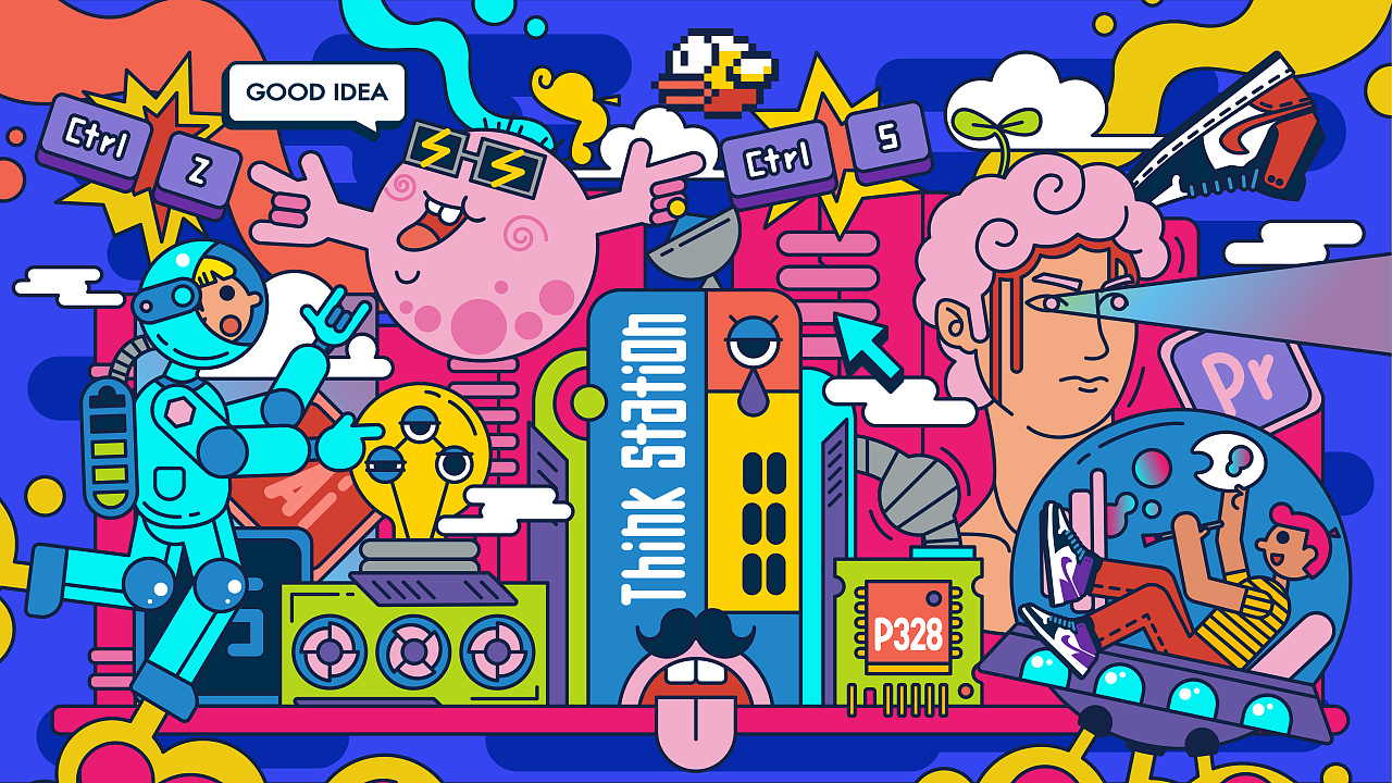 ctrlzctrls联想创意设计工作站的日常