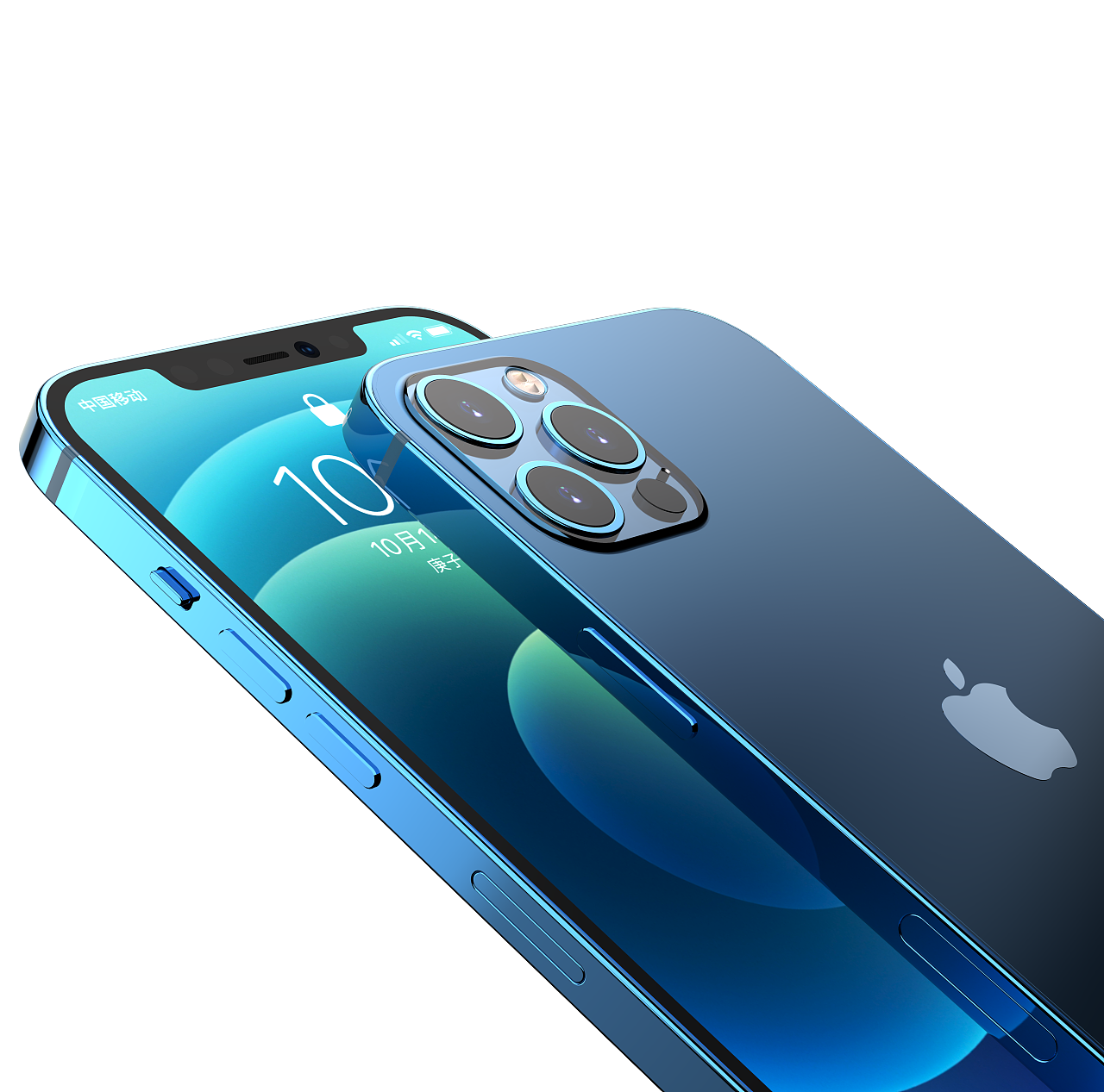 iphone12机模渲染