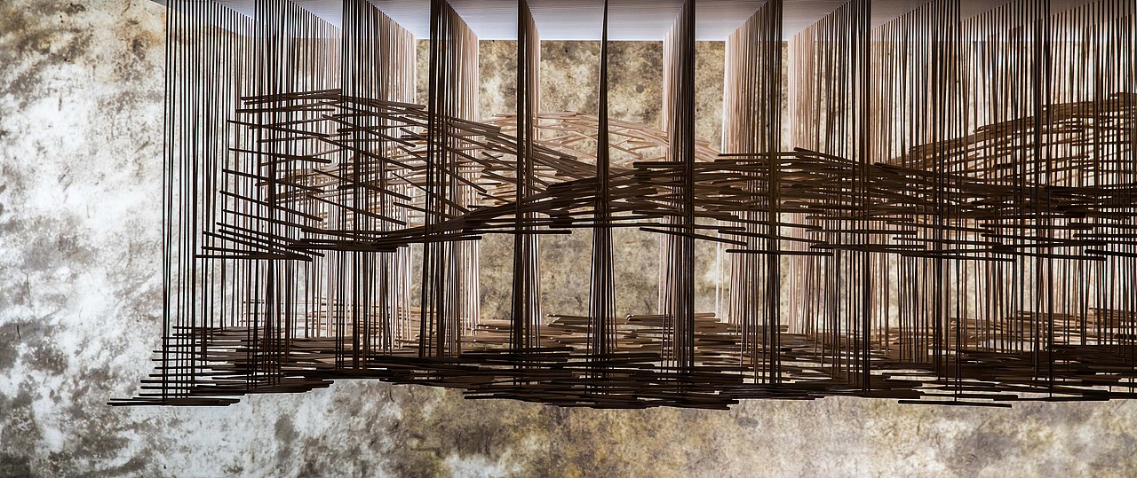 以竹蜻蜓建構的《山海匯》裝置藝術作品（图ZMjQyNzQ1ODQ4） - 实验艺术 - 站酷设计师林靖格原创素材 - 站酷ZCOOL