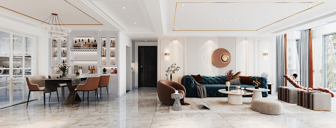 简欧+轻奢带给你浪漫与质感