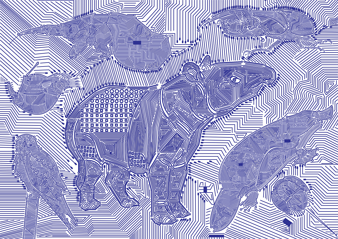 插画——《电子异兽录》（图ZMjI0NzkxMjI0） - 艺术插画 - 站酷设计师苏格拉顶原创素材 - 站酷ZCOOL