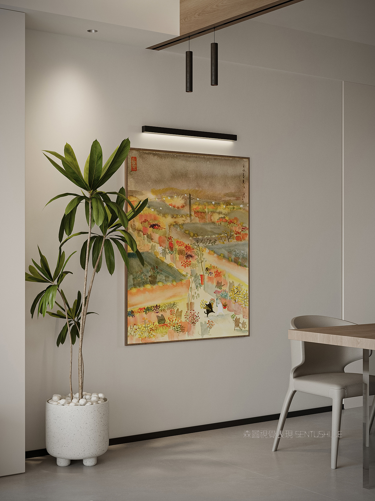 现代风格效果图表现（图ZMzc2MDA0NTQ4） - 家装设计 - 站酷设计师森图视觉空间表现原创素材 - 站酷ZCOOL