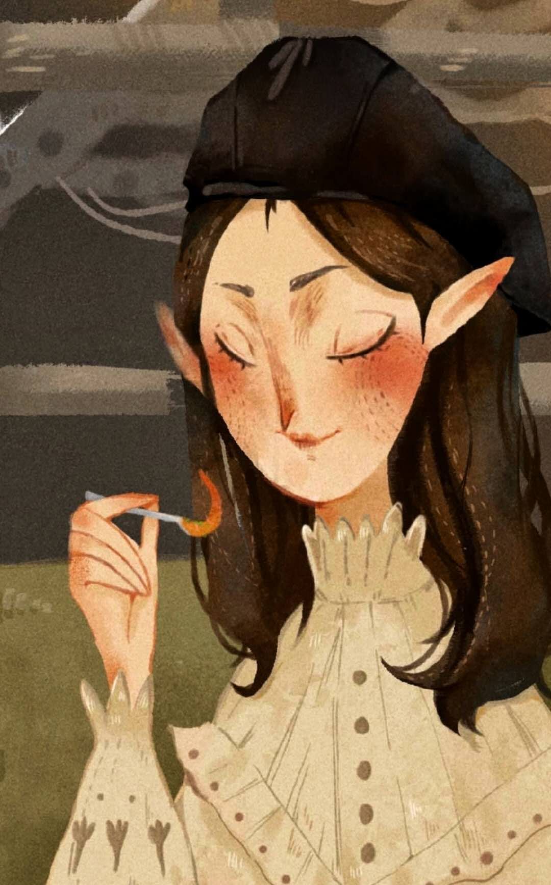 共餐（图ZMjI1NzMyNTQ4） - 商业插画 - 站酷设计师角落马原创素材 - 站酷ZCOOL