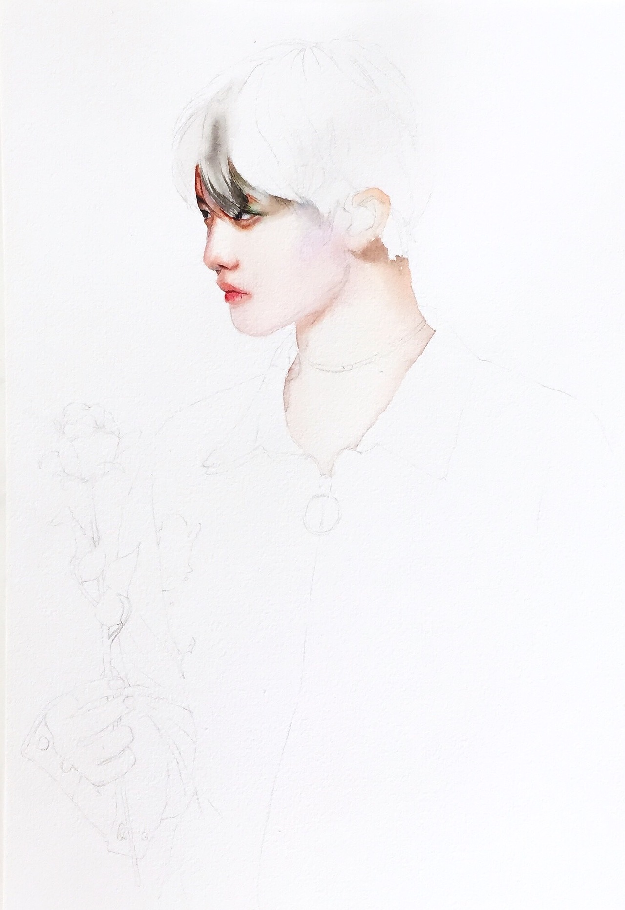 裴珍映水彩手绘