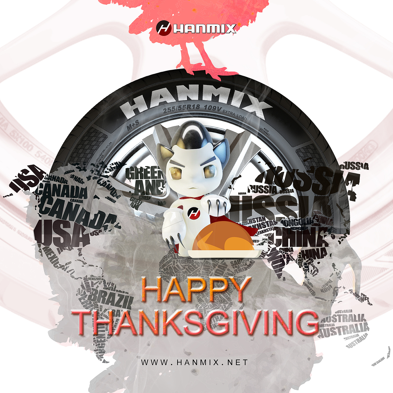 轮胎 感恩节创意合成海报（图ZMjMzNjM1NjI0） - 海报 - 站酷设计师C位的墨鱼原创素材 - 站酷ZCOOL