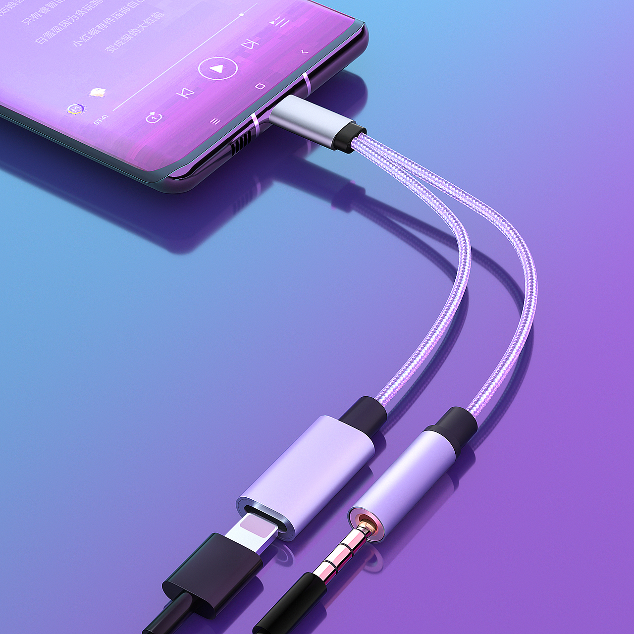 3C类目电商产品,C4D建模,OC渲染