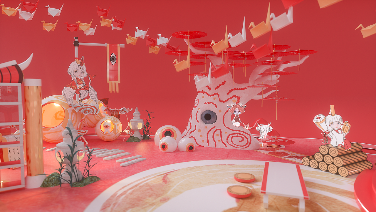 小布国潮山海经——概念展（图ZMjA2NjI5Njky） - 其他三维 - 站酷设计师RAY了RAY了原创素材 - 站酷ZCOOL