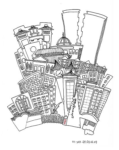 小建筑（图ZMzA0MTEzMg==） - 商业插画 - 站酷设计师jdkk原创素材 - 站酷ZCOOL