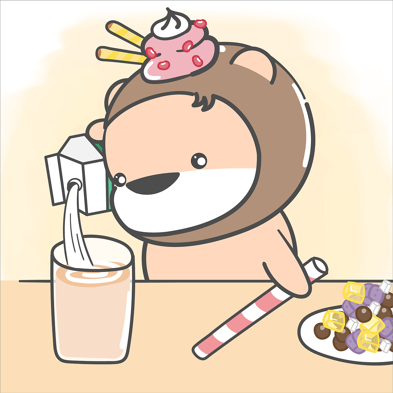 【小狮子赛几】好朋友互动系列头像