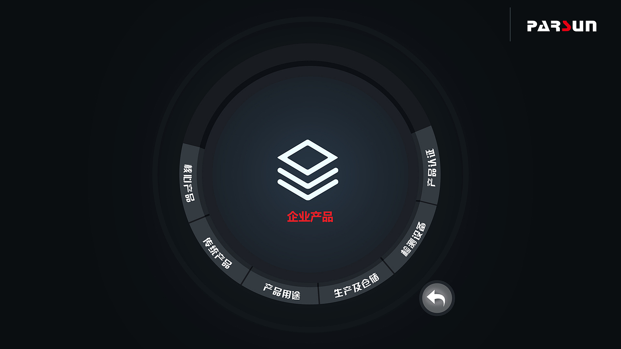 企业展厅触摸屏UI设计