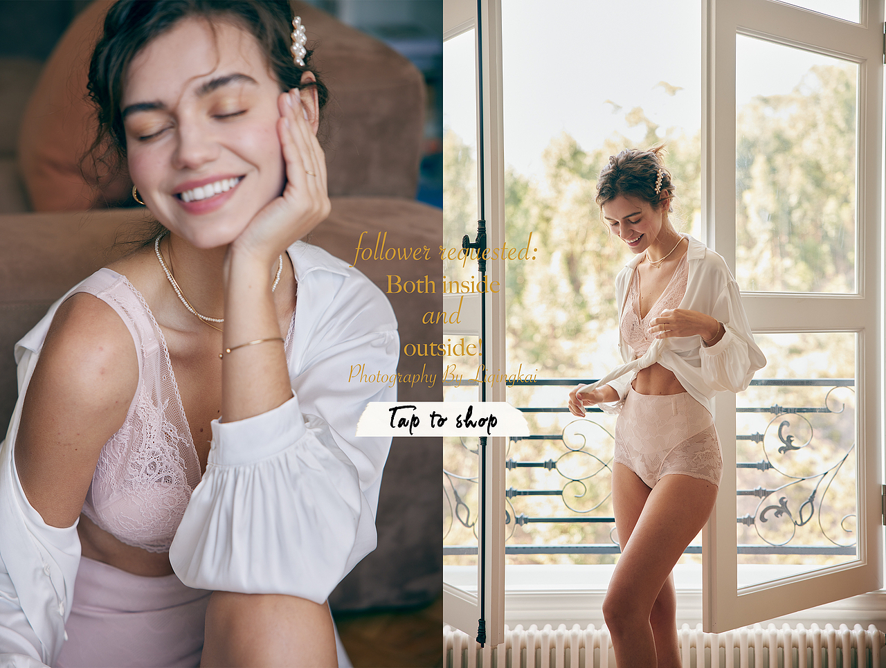 阳光下的美人(法式内衣)（图ZMjg4NzQzOTMy） - 时尚/艺术摄影 - 站酷设计师摄影师李清凯原创素材 - 站酷ZCOOL