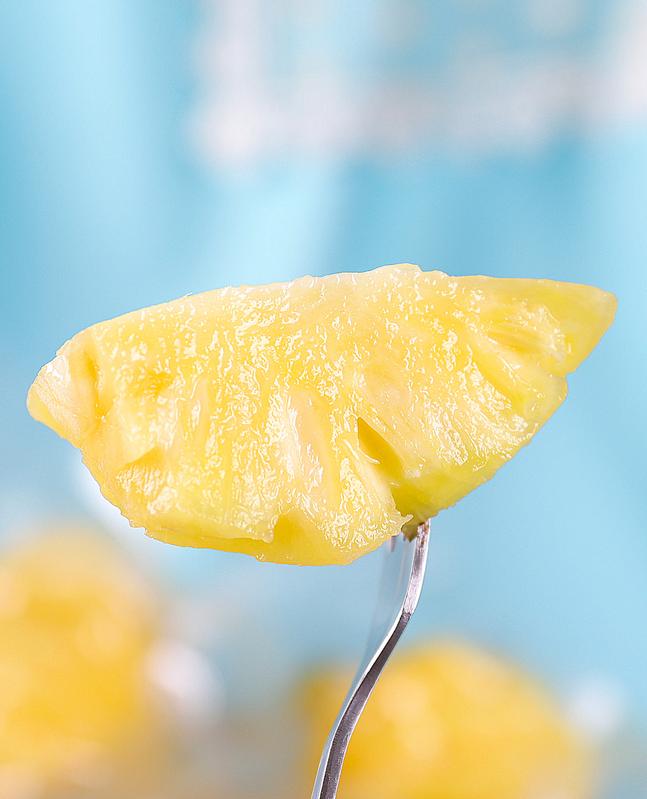 水果拍摄泰国削皮迷你小菠萝