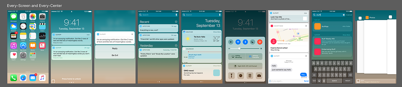 IOS 10原生控件(附下载psd)