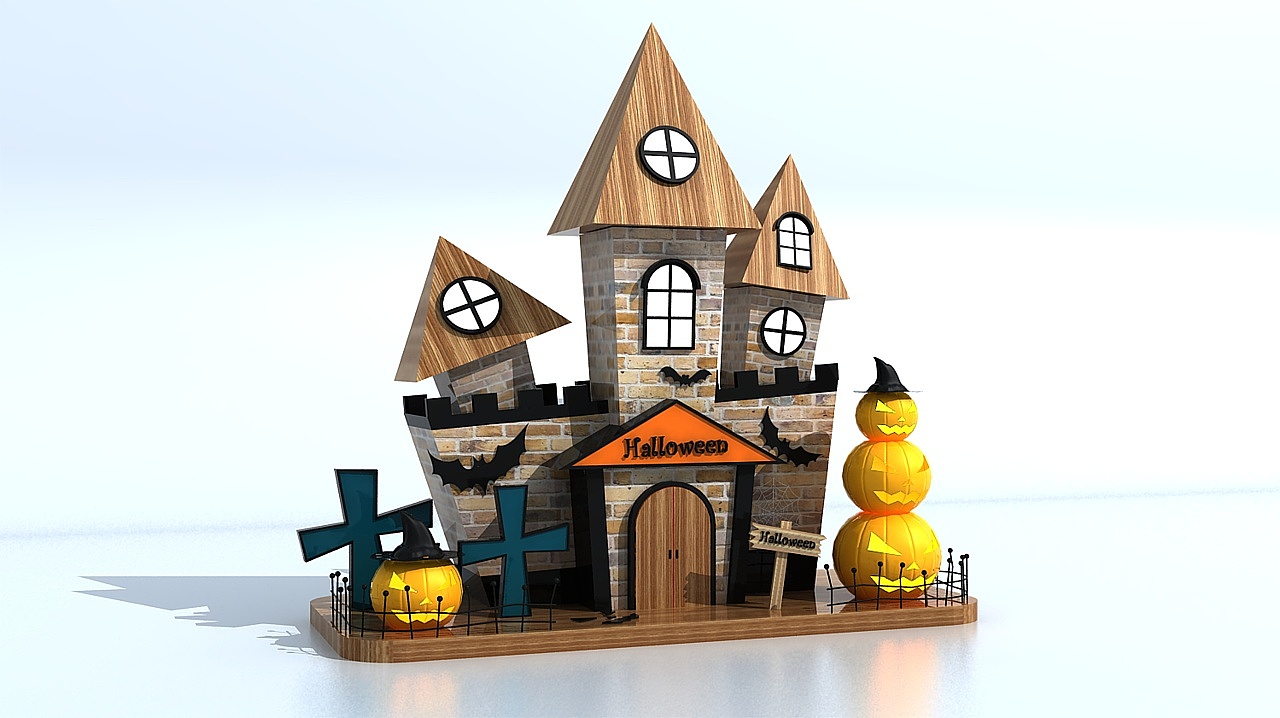 2019茂业新天地万圣节美陈（图ZMjAzNTMzODU2） - 展陈设计 - 站酷设计师太原馨奇艺术原创素材 - 站酷ZCOOL