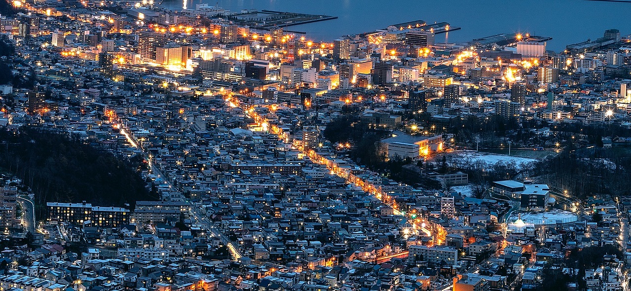 北海道小樽东京京都之夜景